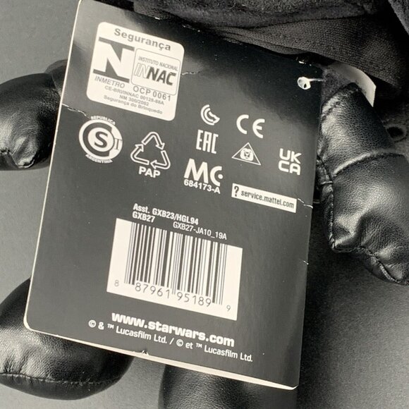 Star Wars Darth Vader Plush Toy 8" Mattel Disney Collectible Gift Kids Age 3+ - Picture 3 of 5